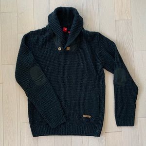 Men’s Speckled O’Neill Shawl-Collar Sweater